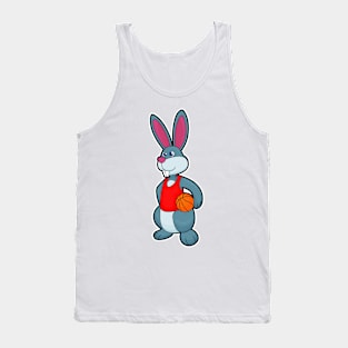 Rabbit as Basketball player with Basketball Tank Top